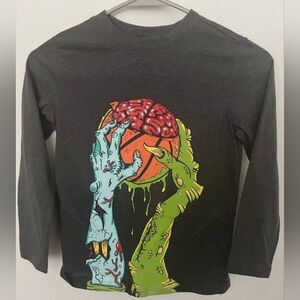 🥳 $4 FINAL PRICE❣️ EUC Boy's Cat & Jack Long sleeve Shirt S